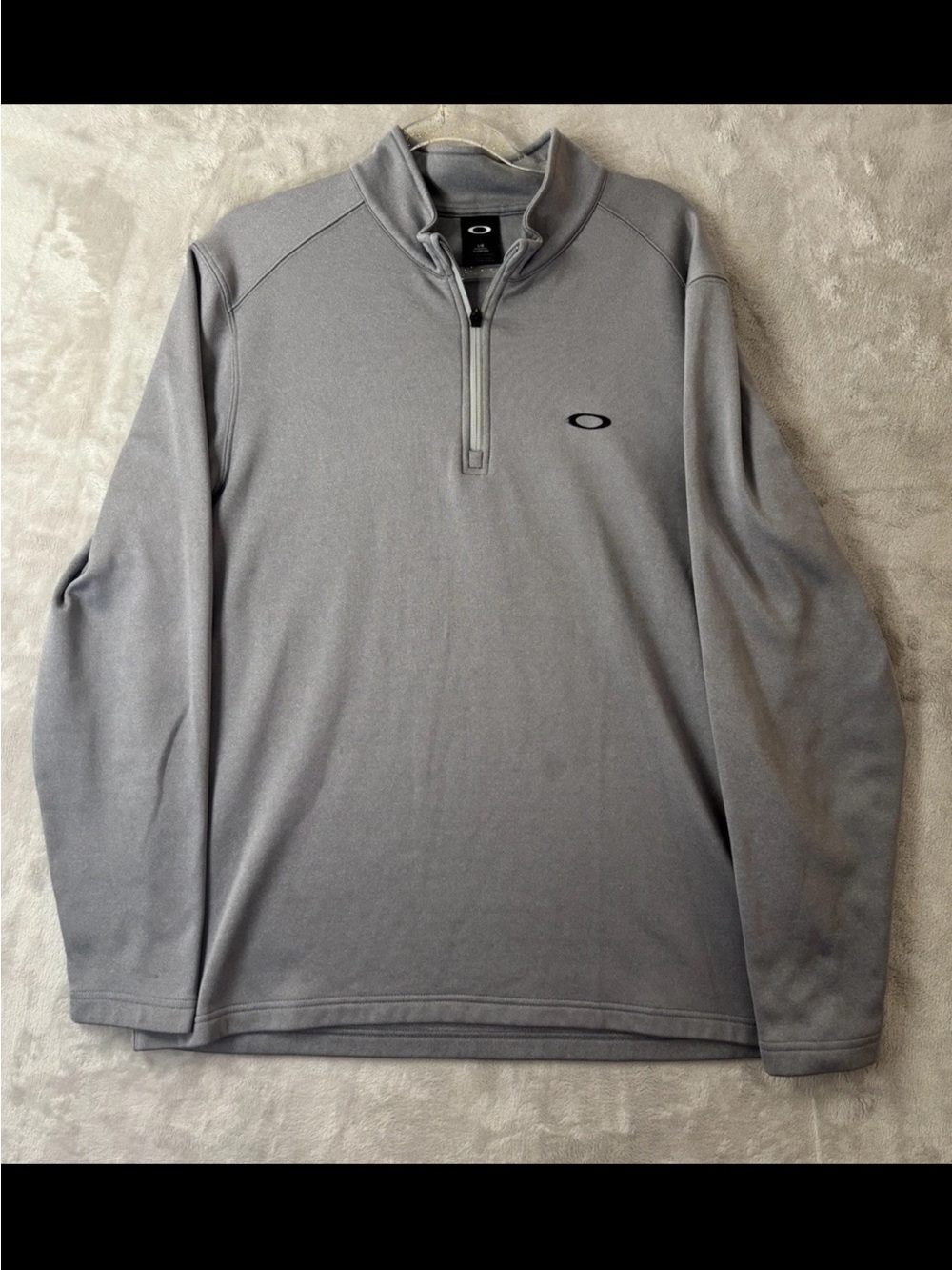 Oakley Sweater Performance 1/4 Zip Mock Neck Long Sleeve Mens Large